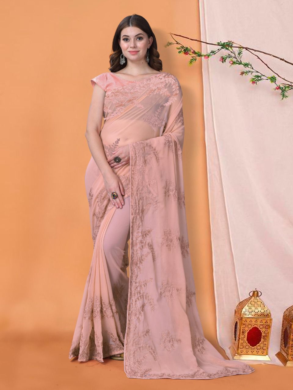 Kgf 1 New Exclusive Wear Fancy Designer Georgette Saree Collection